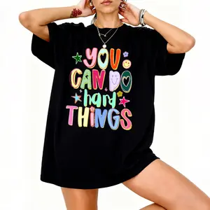 Back to school season #   You Can Do Hard Things Tshirt,Motivational Shirt,School Counselor Shirt,Inspirational Shirt,Teacher Life,Special Education Shirt, Shirt