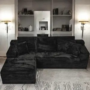 Modular Sectional Couch with L-Shape Chaise,Modern Modular Sofa with Deep Seat, Upholstered Couches for Living Room Bedroom,No Assembly Required