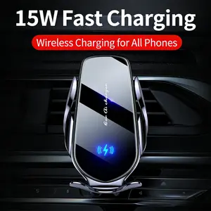 360°  Rotatable Automatic Wireless Charger Car Phone Holder Infrared Induction Air Vent Clip For iPhone 17-12 Samsung S24 Xiaomi