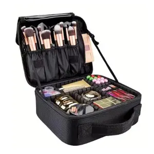 Makeup Case Professional Beauty Brush Women Cosmetic Suitcase Make Up Organizer Travel Storage Box for Manicure