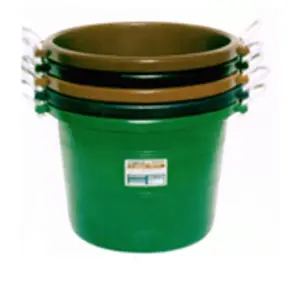 212 MAIN 70 qt. Crack-Proof Recycled PE Muck Bucket, Blue Crawfish Washer Bucket (MCK70BL)