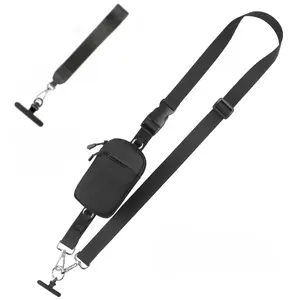 Adjustable Crossbody Phone Strap + Wristband, Ideal Holiday Gift, Party Gift, Fits All Phone Models, Multifunctional Style Bag, Phone Lanyard