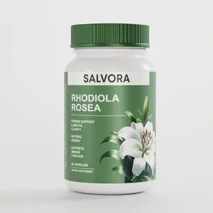 Rhodiola Rosea Extract for Stress, Energy & Focus - Natural Adaptogen [500mg]
