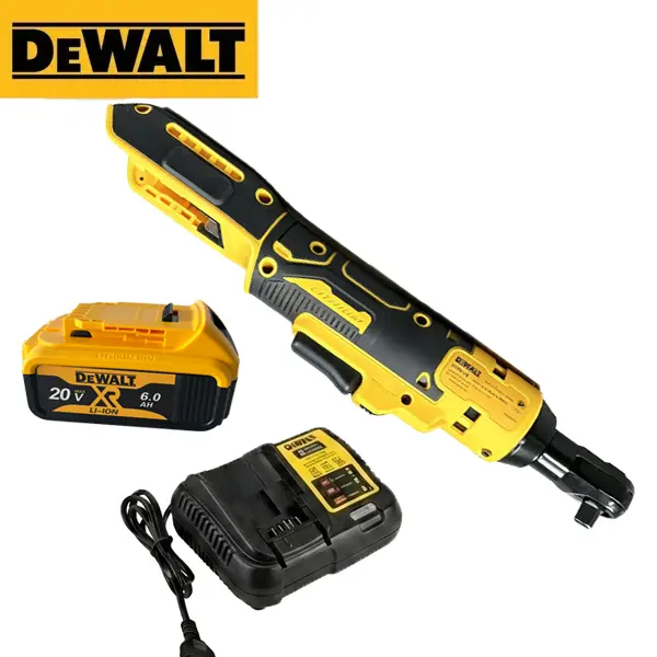 DEWALT 512 Cordless Variable Speed Ratchet Wrench Kit, 1/2 In., 250 RPM, Brushless LED Power Tool for Auto Repair, Garage Jobs equipment maintenance ft-lbs torque bare,home use professional