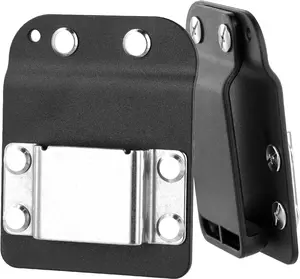 DrillGrip | 1-Hand Drill Holder for Tool Belt, Drill Hook for 2" Belts | Secure Drill/Impact Driver Holder | Heavy-Duty Steel & Plastic (Industrial Design)