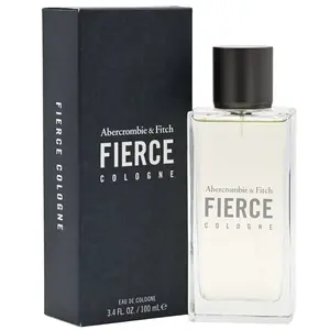 Abercrombie & Fitch Fierce Men's EDC Cologne, 3.4 fl oz Long-Lasting Aromatic Citrusy Floral Woody Fragrance, New Box, Ideal for Male Gifts & Gifts for Boyfriends