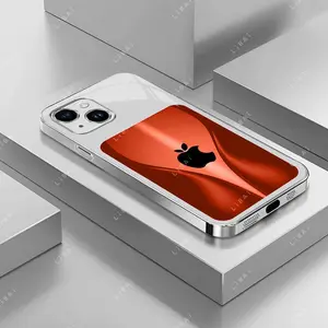 Suitable for [iPhone 14], new high-end glass phone case, new simple and affordable phone case, drop-proof and fingerprint-resistant  995