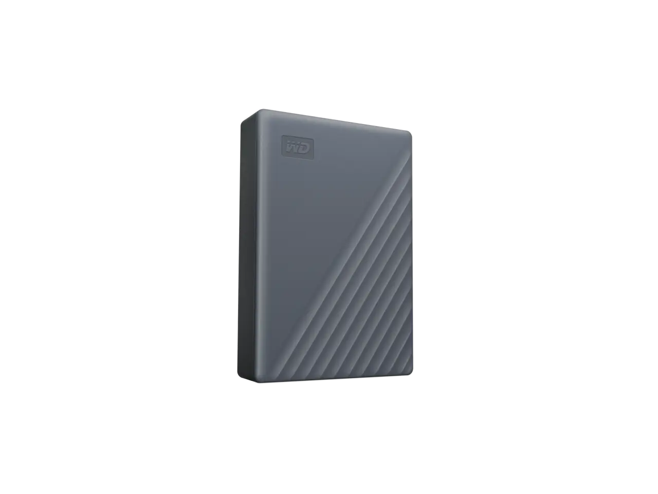 WD 6TB My Passport Hard Drives - Portable External USB-C™, USB 3.2 Gen 1/USB 3.0 (USB 2.0 compatible) Model WDBY3J0060BGY-WESN Silicon Grey