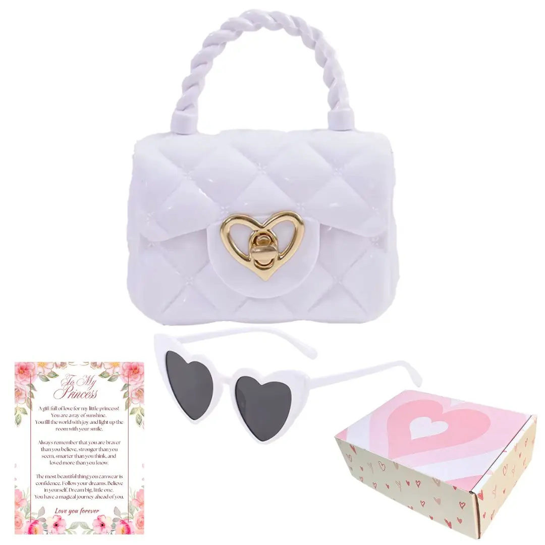 Toddler Purse & Sunglasses with Gift Box | Baby Purse Toddler Handbag Toddler Shoulder Bag Little Girl Purse Mini Purse For Kids For 1 2 3 Year Old