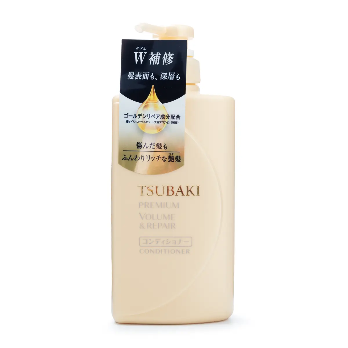 Shiseido Professional Tsubaki Premium Repair Conditioner, Hydrating Haircare for Damaged Hair with Camellia Oil and Royal Jelly, 490 ml