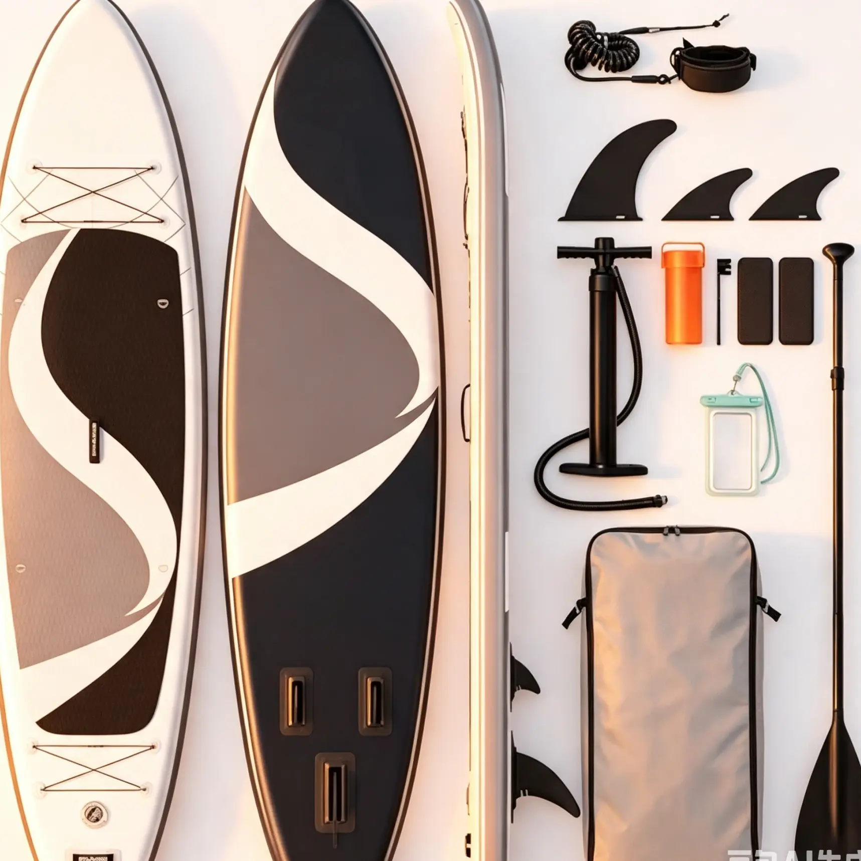 11'6" Inflatable Stand Up Paddle Board with Premium SUP Accessories - Extra Wide Stable Design with Non-Slip EVA Deck, SUP Paddleboard for Adults & Youth of All Skill Levels