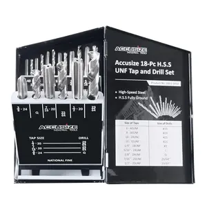 U.N.F.18 Pcs H.S.S.Tap and Set, 0001-0050