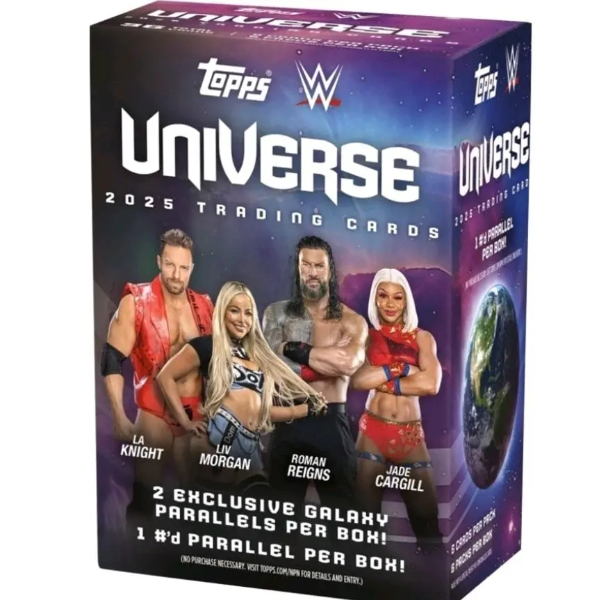2025 WWE Topps Universe Hobby Packs/ Blaster Box (RIPPED LIVE)