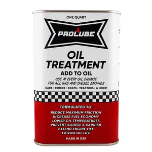 Prolube Oil Treatment - 16oz - Reduces Friction & Increases Fuel Economy - Made in USA - For Racing Cars Trucks Boats Semis