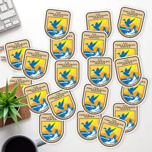 Stickers Pack 20 Pcs US Vinyl Fish Water and Bumper Wildlife Waterproof Service Colorful Bike Laptop Aesthetic Guitar Skateboard Car Bottle Luggage