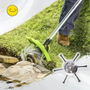 Heavy Duty Universal Steel Wire Trimmer Head Replacement Brush Cutter for Electric Cordless String Trimmers Fits 5mm Shaft Ideal for Grass Moss Rust Removal