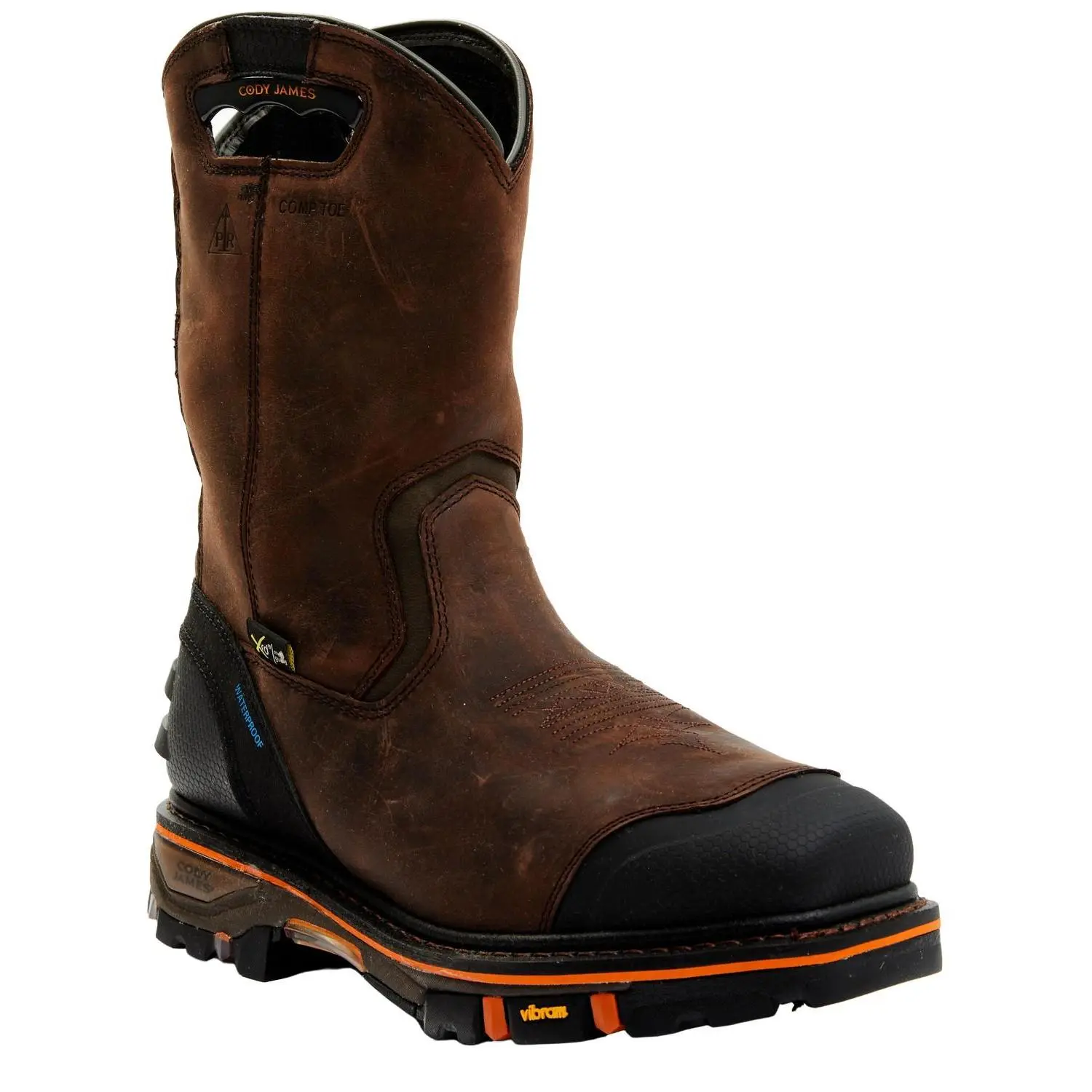Cody James Men's Waterproof Met Guard Western Work Boot Composite Toe - Bcjcwrpw58