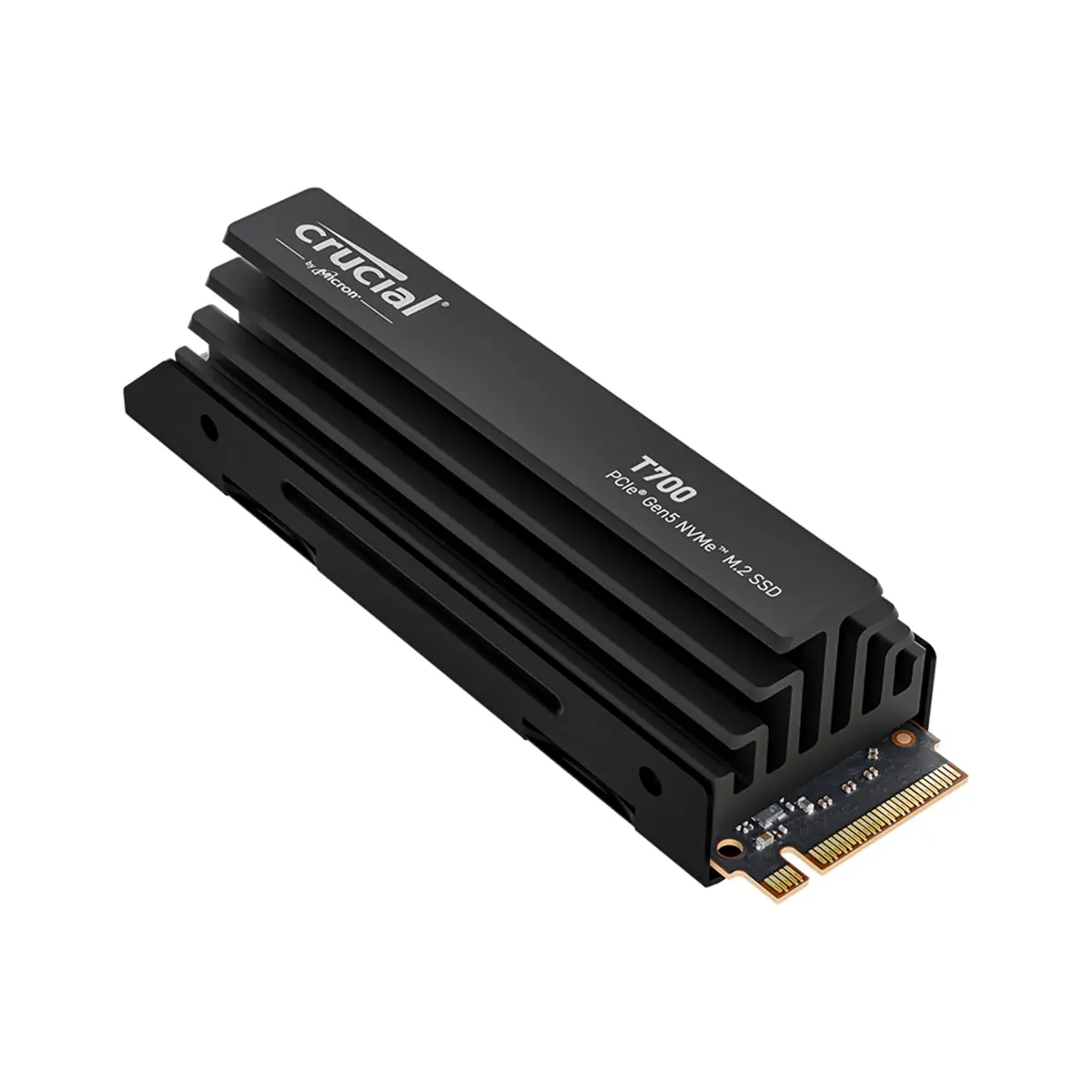 Crucial T700 Series 2TB PCIe Gen5 NVMe M.2 Internal SSD with Heatsink, Compact Form, Compatible with M.2 Slot, for PC Users