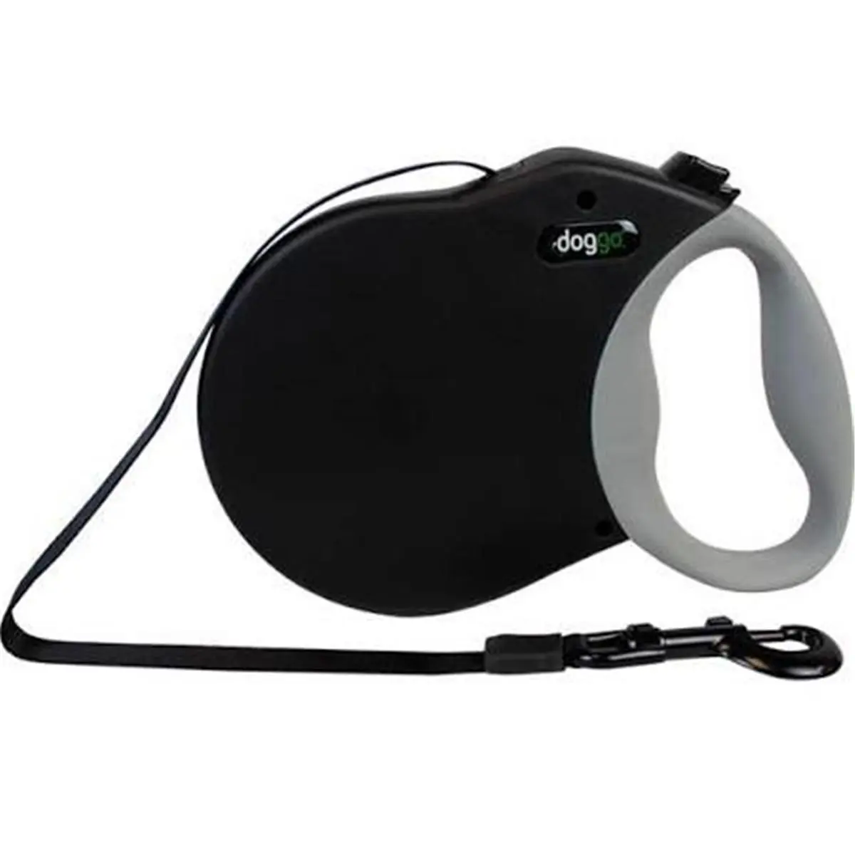 Pet Adventures Worldwide  24 in. Retractable Dog Leash with Soft Grip - Black