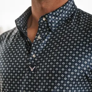 Vexil Brand – Western Polo - Tribal | Navy- Stylish Western Wear