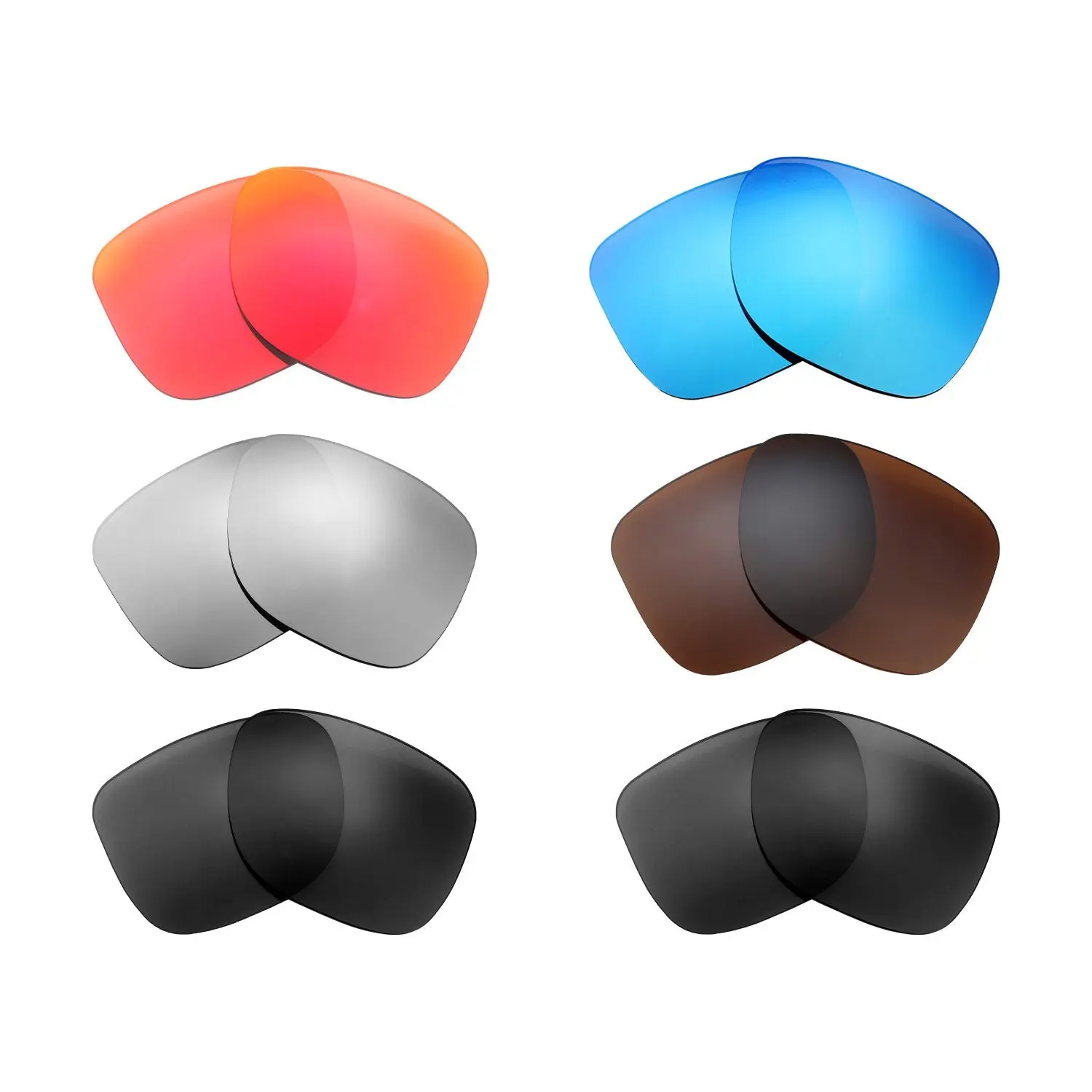 Walleva Replacement Lenses for Ray-Ban RB4165 Justin (54mm)