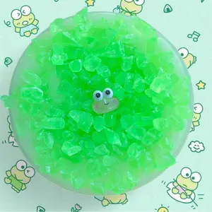 Kandy Krunch | 8oz Jelly Slime + Silica Topper Scented Green Apple