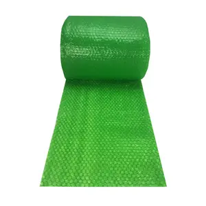 UBMOVE Green Bubble Small 3/16" 12" Wide 175-Feet Perforated Every 12" Eco-Friendly Recyclable Polyethylene Resin Lightweight Bubble Cushion Roll