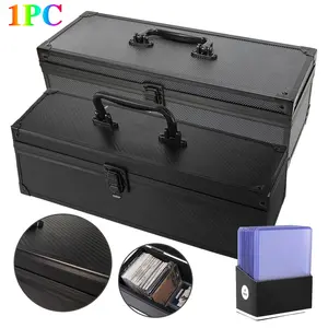 1pc 1-row Cards Holder Storage Box Holder Hard Case For Trading Cards & Sports Baseball Basketball Football Cards Brick For TCG PTCG One Touch Magnetic Cards