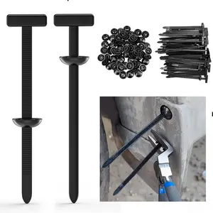 100PCS Nylon Universal Cable Tie Buckle, Heavy Duty Self-Locking Nylon Zip Ties Holder, New Multifunctional Cable Tie Buckle for Car Daily Repair