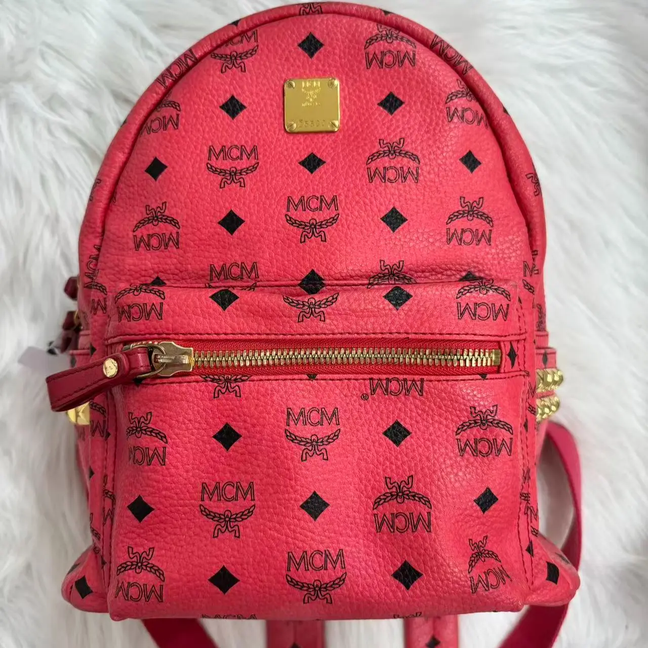 Pre-owned MCM leather Backpacks [Week 14 WUTW] Stark Mini 