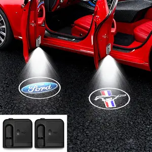 Ford Car Specific LED Door Welcome Lights, High Definition Logo Projection Lamp, No Damage Installation Ground Light Accessories