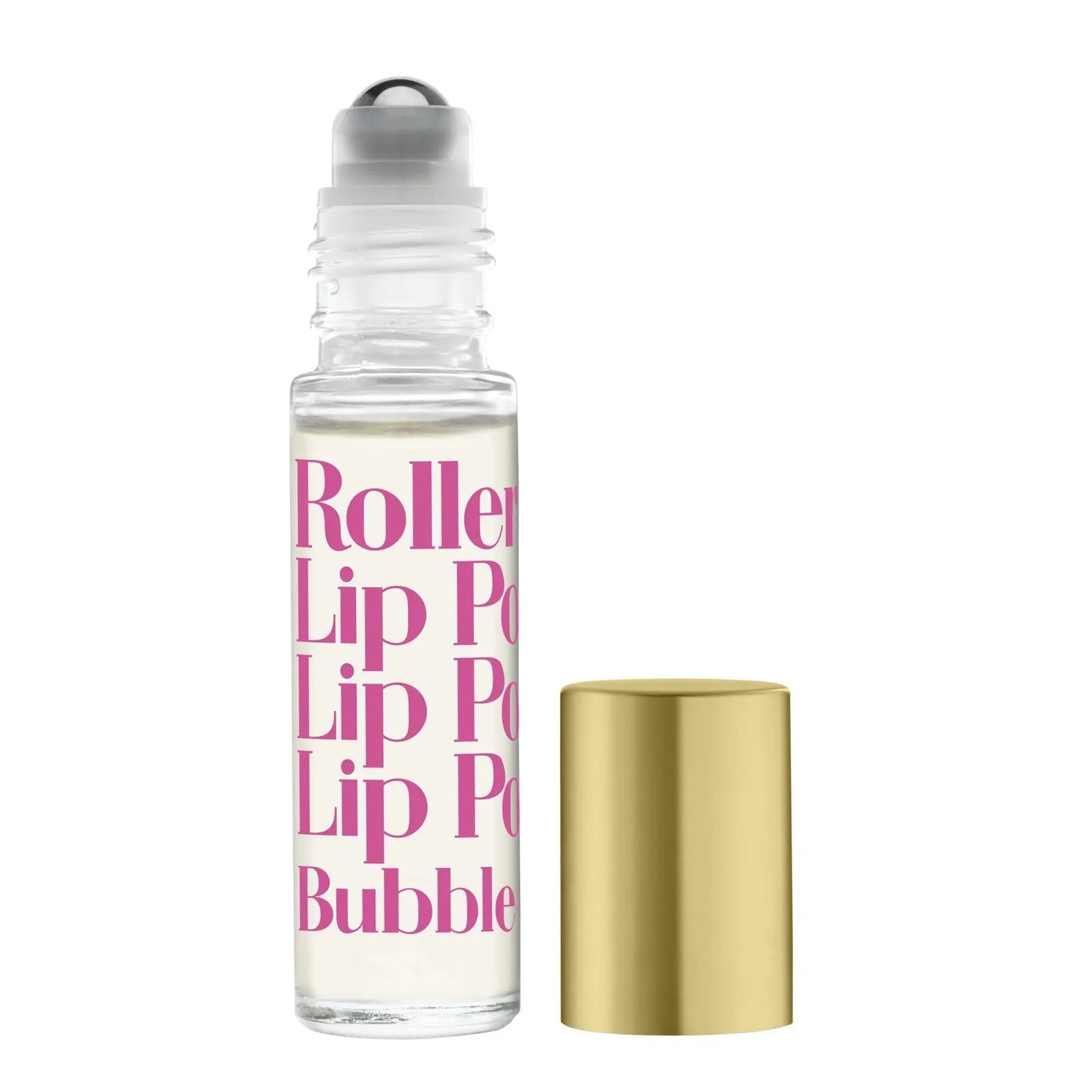 Tinte Cosmetics Bubble Gum Roll-On Lip Potion - 8.8ml Organic Shine Enhancing Lipgloss Serum for Lip Care, Lip Gloss