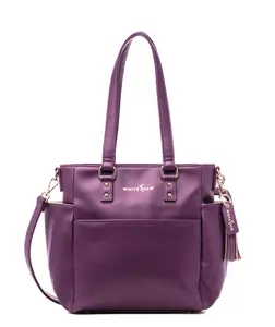White Elm Carina Tote Bag - Plum, Women's Tote Bag