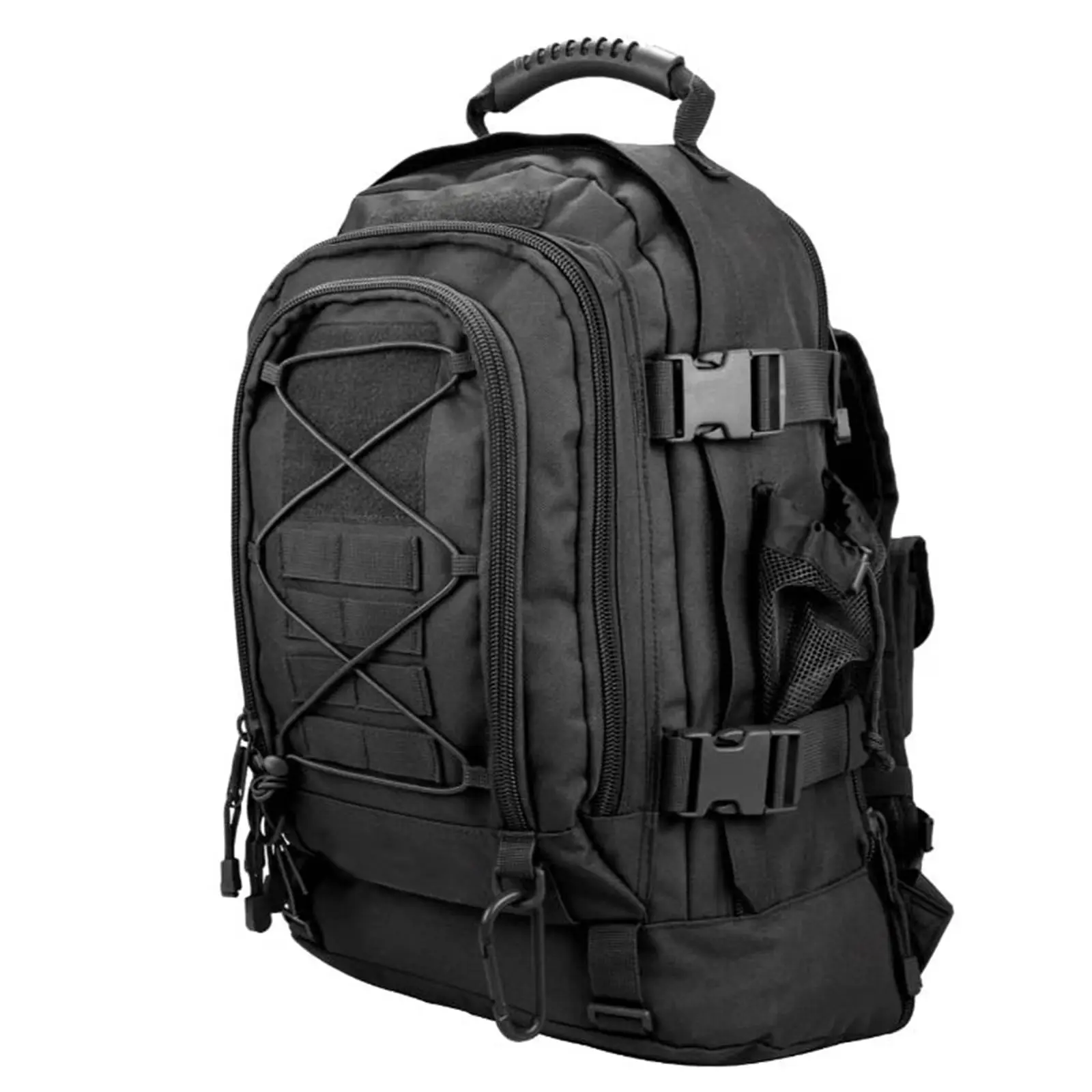 39-64L Expandable Hiking Backpack Waterproof Camping Travel Backpack with MOLLE System