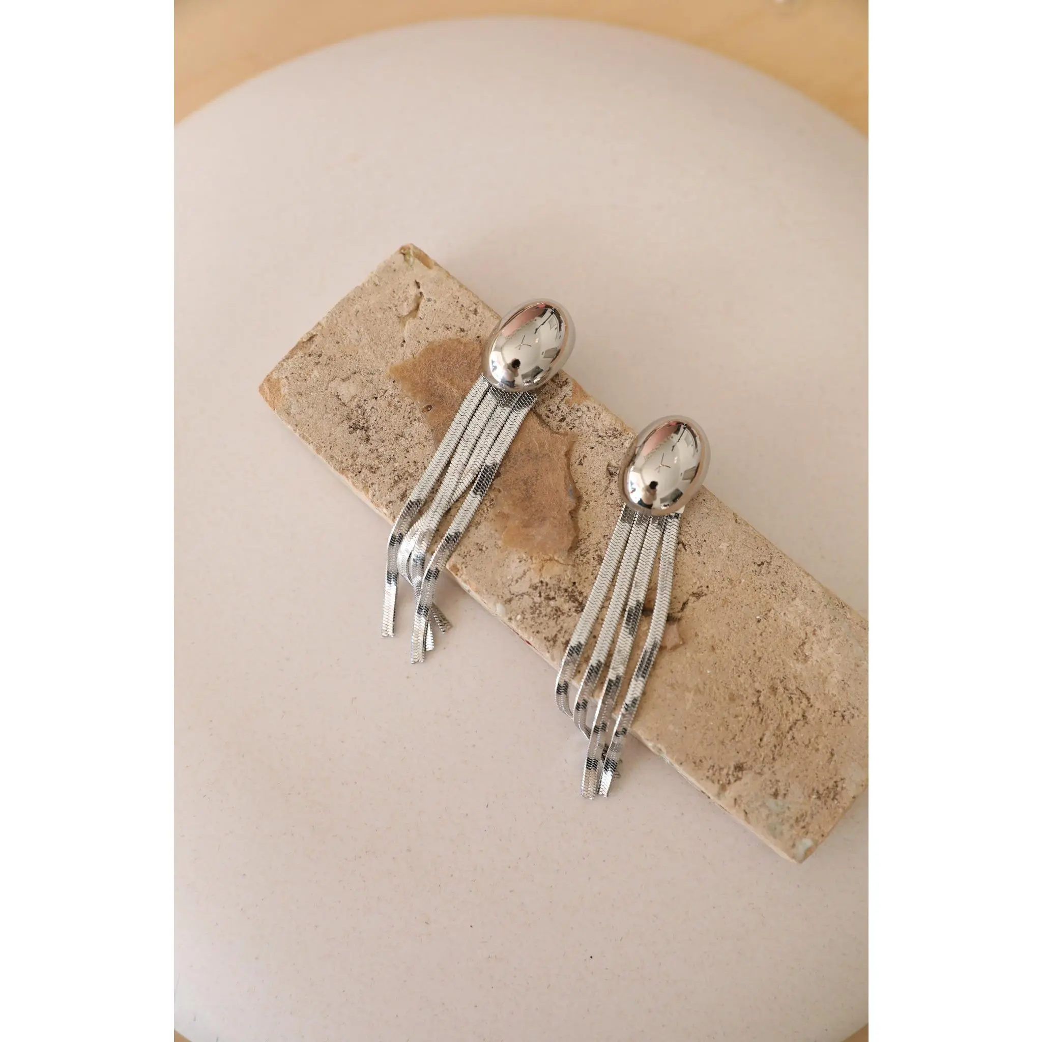 Rae: Hannah Tassel Statement Earring