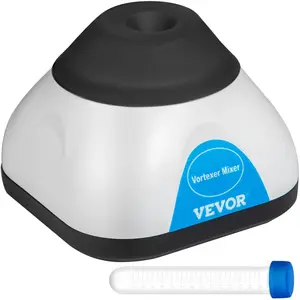 VEVOR Vortex Mixer,  3000RPM Mini Vortex Mixer Shaker, Touch Function Scientific Lab Vortex Shaker, Mix Up to 50ML, 6mm Orbital Diameter for Test Tube, Tattoo Ink, Nail Polish, Eyelash Adhesives, Paint