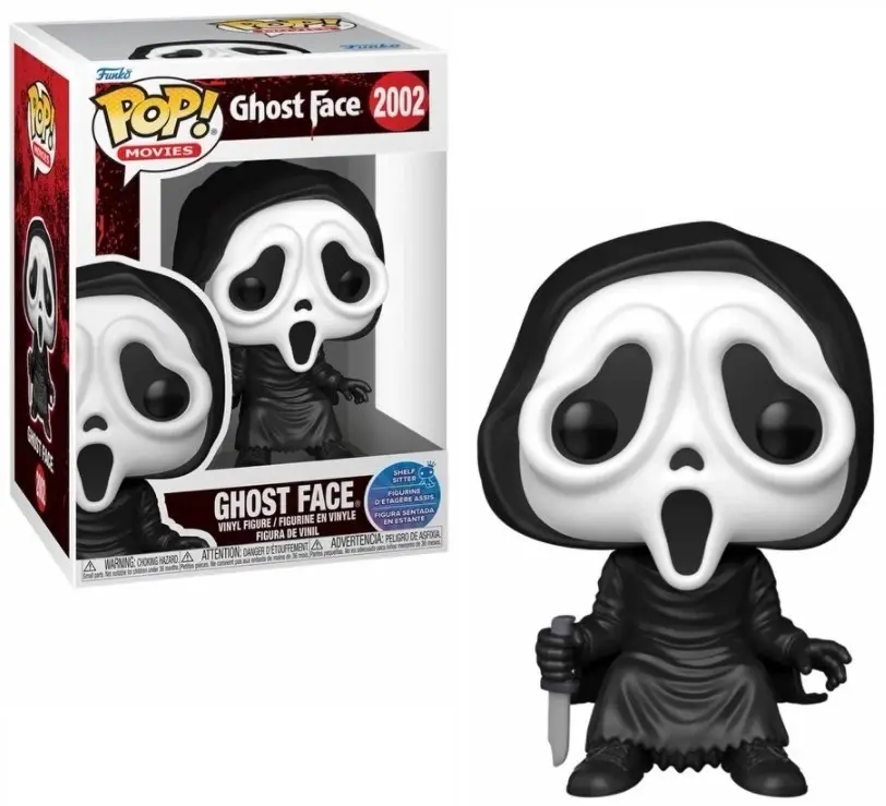 Funko Pop! Horror Shelf Sitter: Scream - Ghost Face #2002