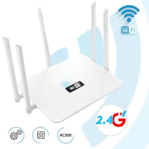 5 Antenna WiFi Router, Ultra-Low Game Latency, Supports 50 Devices, Full Coverage Up to 5000 Sq Ft, Home and Office Use
