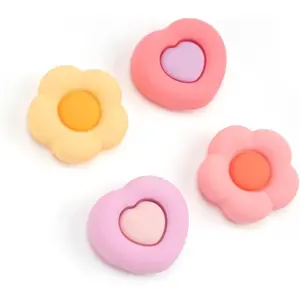 Cute Thumb Grip Caps for PS5 Controller, Thumbsticks Cover Set Compatible with  Pro Controller and PS4 PS5 Controller, 4 count - Heart & Flower