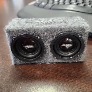 Bluetooth Speaker with Felt Covering for 1/10 RC Vehicles Compact Practical for Indoor Outdoor Use Ideal for RC Enthusiasts