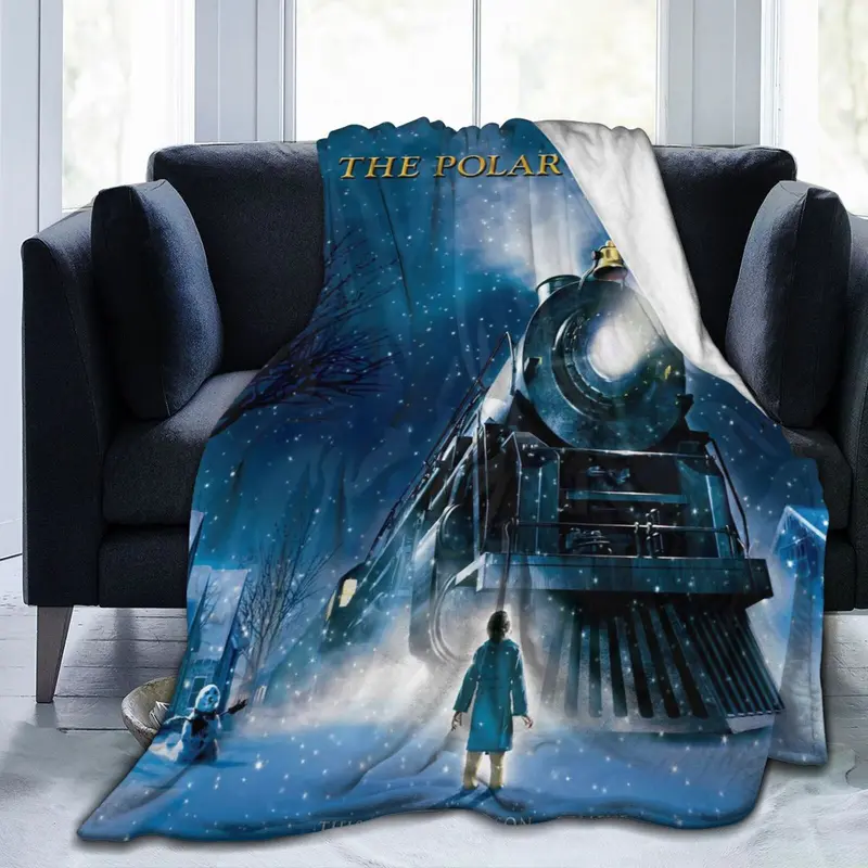 Christmas Movie Fleece Flannel Blanket – Warm Cozy Throw for Adults Men Women Boys Girls, Perfect for Holiday Nights, Family Home Decor & Gift