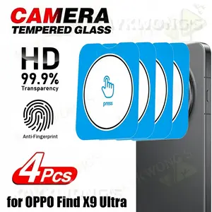 KAYKWONG'S Precision Aperture Camera Lens Protector Film for Oppo Find X9/x9 Pro/x9 Ultra/x8/x8 Pro/x8 Ultra/x8s/x8s+, 4-Pack, Easy Install, Bubble-Free, Transparent, Anti-Scratch, High Clarity