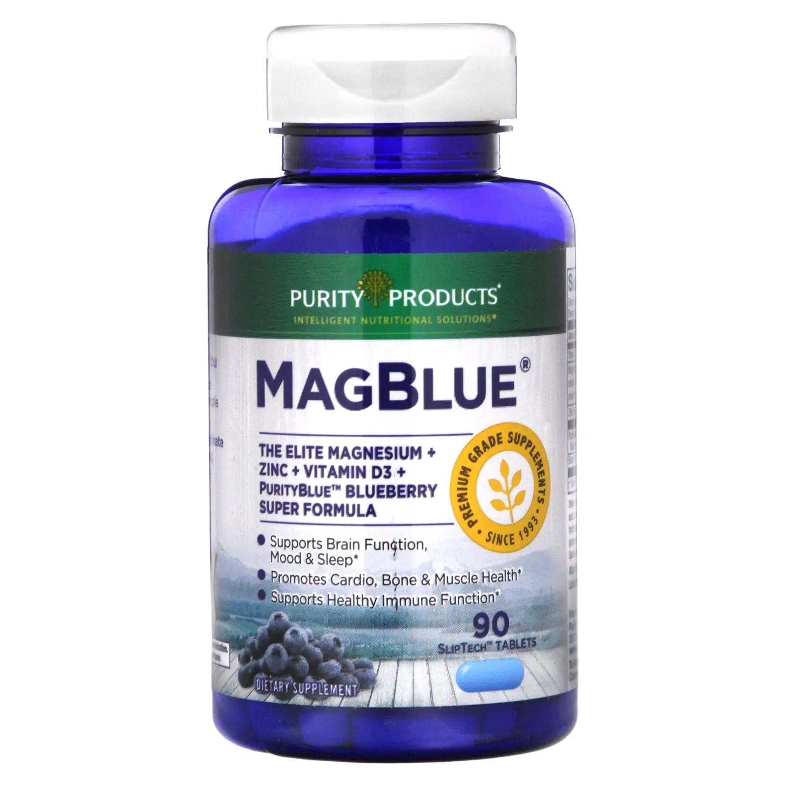 Purity Products MagBlue®, 90 SlipTech™ Tablets