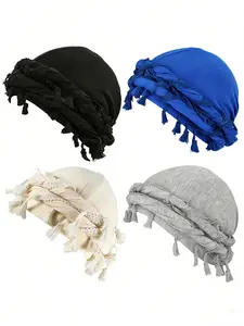 Vintage Fringe Men's Headband, Satin Lining, Soft Elastic Inner Padding, Perfect for Outdoor Activities and Halloween Events