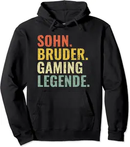 Son Brother Gaming Legend Gift for Gamers & Gamers Pullover Hoodie - Sarahreb Shop 79B09GN7QB63