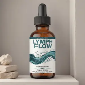 Lymph Flow - Boswellia Serrata & Turmeric Curcumin Drops for Lymphatic Drainage 2 FL.OZ Natural Healthcare Formula