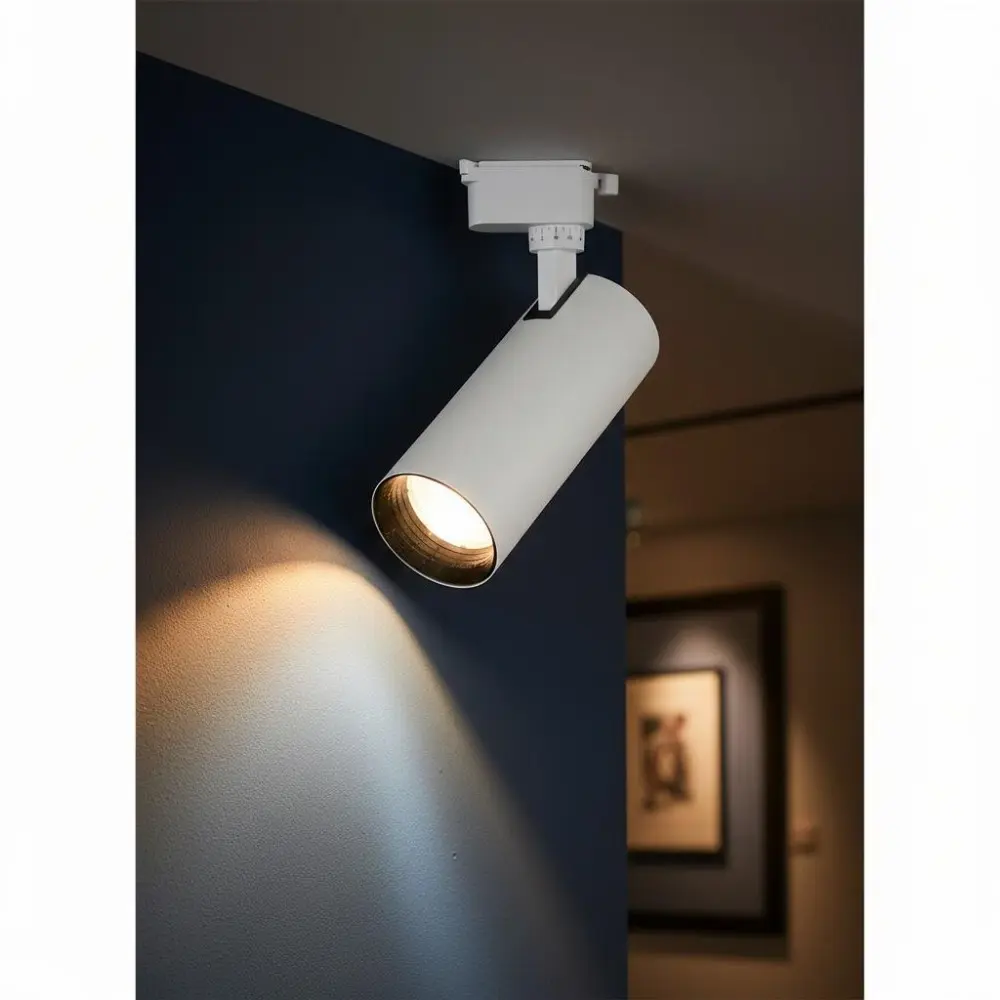 Adjustable Track Lighting: 360° Rotation & Zoom, Versatile Home/Office Use. Modern Design, Energy-Efficient, Easy Install. Durable & Stylish Lighting Solution for Any Space.