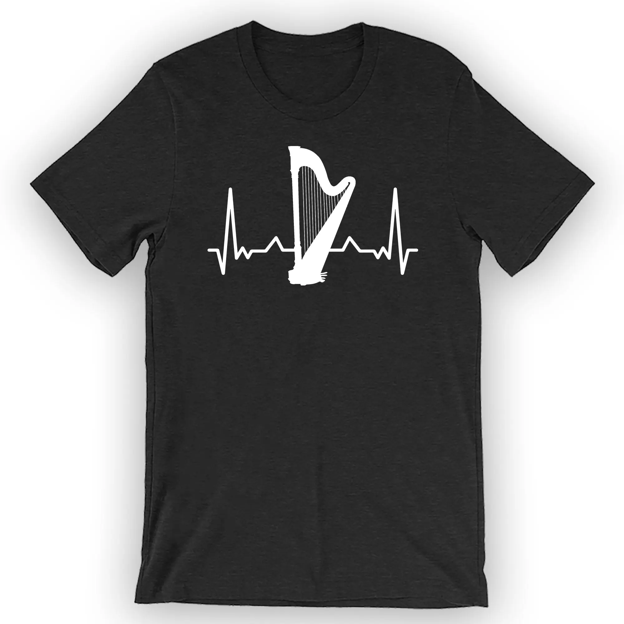 Unisex Harp Heartbeat T-Shirt Harp Player