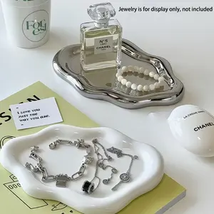 1PC Cloud Tray Explosive Desktop Advanced Finished Decoration Jewelry Rack Decoration Storage Display Plate Desktop Photo Props, Jewelry Trays, Decor Organizer