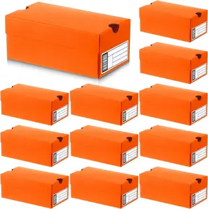 12 Sets Mini Sneaker Boxes for Party Favors Mini Shoe Gifts Boxes 4.7 x 2.5 x 2 Inch  Small  Case with Editable Label for Candies Cookies Snacks